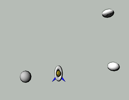 Abbildung 1: Planungsskizze zum Projekt Ufospiel