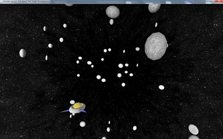 Abbildung 5: Das Ufospiel in drei Dimensionen Abbildung 5: Das Ufospiel in drei Dimensionen