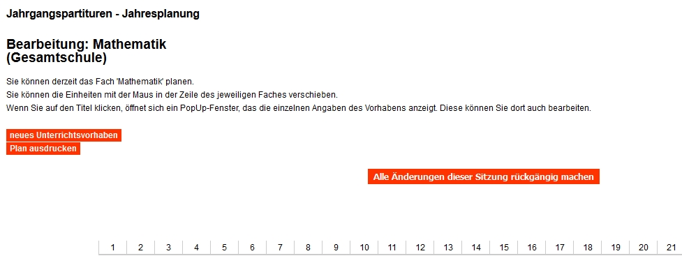 Bild: Fach&uuml;bersichtsfenster
