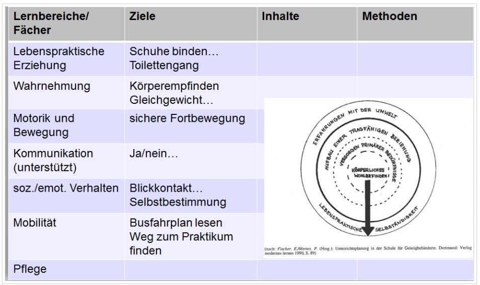 Lern- und Entwicklungsplanung im Förderschwerpunkt Geistige Entwicklung