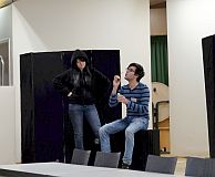Theaterszene Seifenblasen